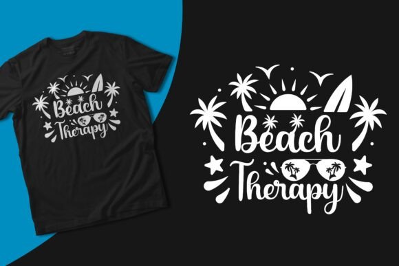 Beach Therapy Svg Vector Design