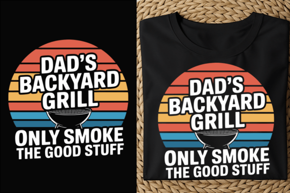 Dad's Backyard Grill Retro Design