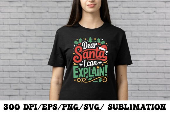 Dear Santa Christmas Design