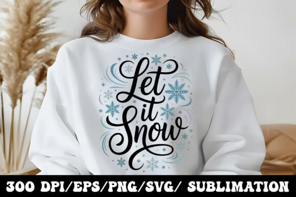 Holiday Season Typography Festive Let
