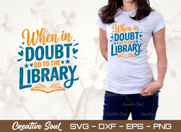 Librarian SVG Cut File, Book Quote