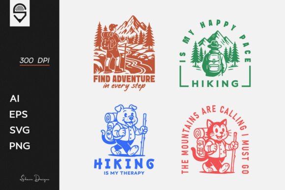 Mountain Hiking Adventure T-shirt Bundle