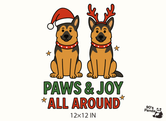 Paws Joy All Around Christmas PNG