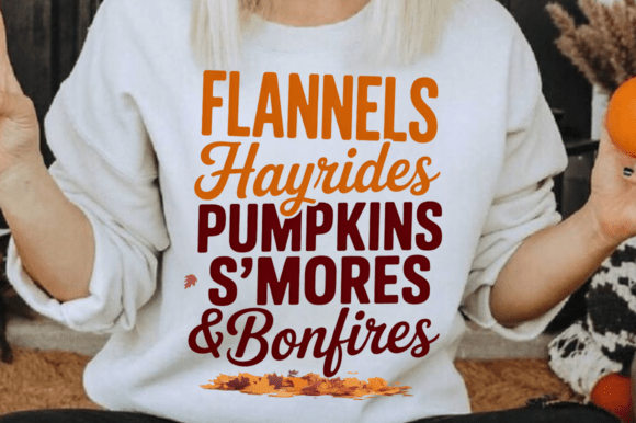 Pumpkin Patch Flannel PNG Design